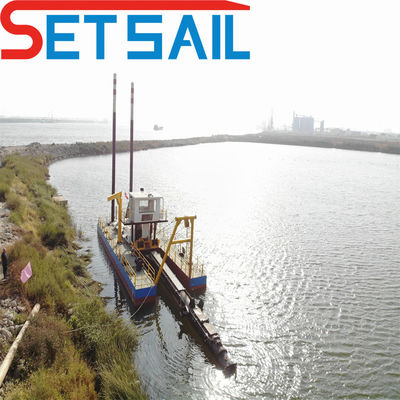 Versatile Siemens PLC Cutter Suction Sand Dredging Machinery con motore diesel