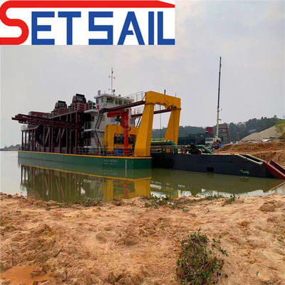 Potenza del motore principale 1620 Kw Controllo idraulico personalizzato 26 pollici Cutter Suction Dredger