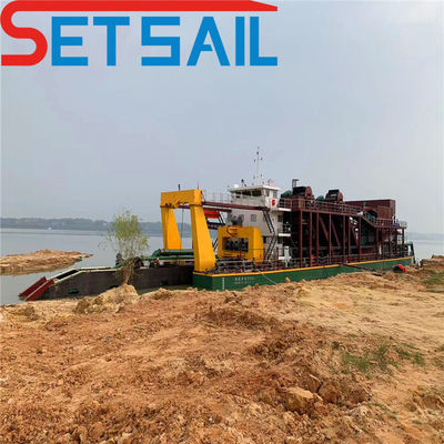 2400mm Cutter Suction Sand Dredger con Anchor Boom personalizzato per le vostre specifiche