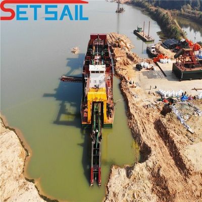 360000.000kg Peso lordo Pacchetto Macchinari di dragaggio a aspirazione per la sabbia