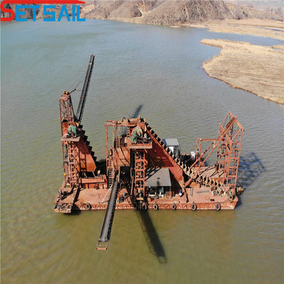 Dredger a catena di diamanti per la prospezione dell'oro