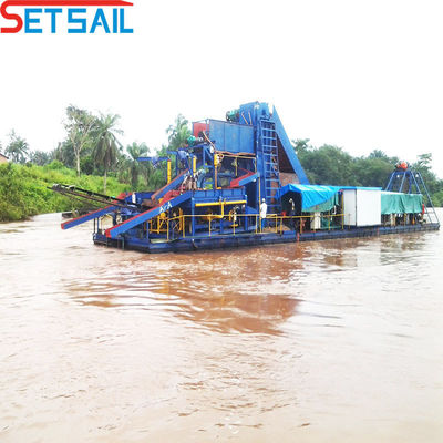 Dredger per l'estrazione e il recupero dell'oro
