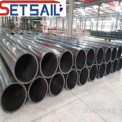 Tubo rotondo in materiale HDPE per condotte urbane di scarico lunghezza 12,8 m/rotonda