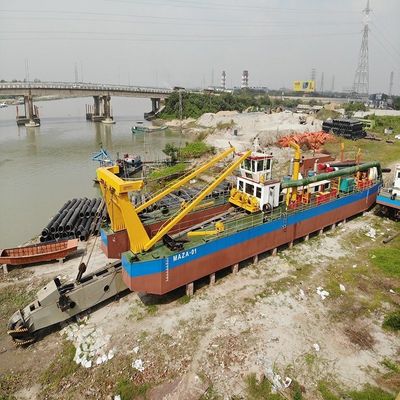 US 100000/Set Dredger idraulico Diesel Enigne su misura con pompa di aspirazione e verga di ancoraggio
