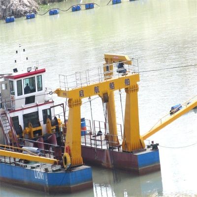 Dredger di aspirazione per il dragaggio del fango fluviale profondità 0,5 m -30 m