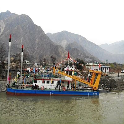 Dredger di aspirazione per il dragaggio del fango fluviale profondità 0,5 m -30 m