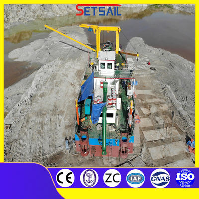 40000 kg Pacchetto Peso lordo Pompa idraulica di sabbia Motore diesel Tagliatore aspiratore dragaglio