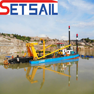 QHCST-61 Dredger ad aspirazione a controllo idraulico Diesel Enigne Cutter per il dragaggio dei serbatoi