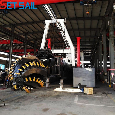 Dredger a aspirazione da 10 pollici per sabbia fluviale in confezione Dimensione 3100.00cm * 550.00cm * 148.00cm