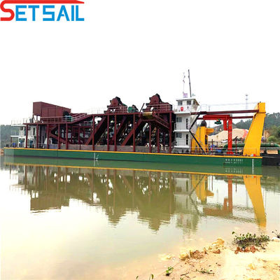 Dredger a aspirazione da 10 pollici per sabbia fluviale in confezione Dimensione 3100.00cm * 550.00cm * 148.00cm