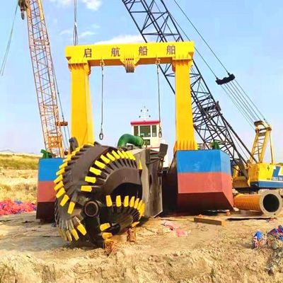 Motore diesel 8 / 12/14 / 16/18/20/26 Inch River Sand / Lake Mud / Cutter Suction Dredger per progetti di dragaggio