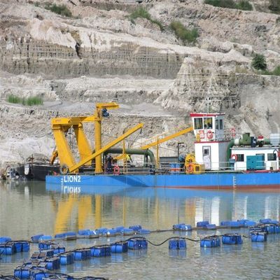 Motore diesel 8 / 12/14 / 16/18/20/26 Inch River Sand / Lake Mud / Cutter Suction Dredger per progetti di dragaggio