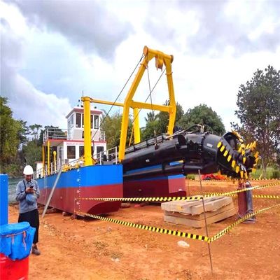 Motore diesel 8 / 12/14 / 16/18/20/26 Inch River Sand / Lake Mud / Cutter Suction Dredger per progetti di dragaggio