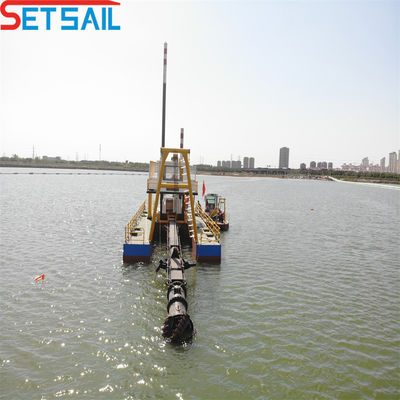 145kw Motore ausiliare Potenza motore diesel Cutter Suction Dredger con sistema idraulico