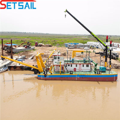 145kw Motore ausiliare Potenza motore diesel Cutter Suction Dredger con sistema idraulico
