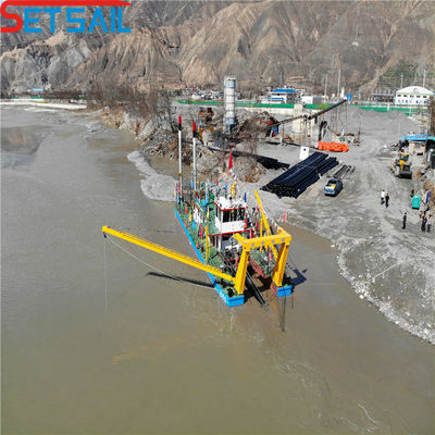145kw Motore ausiliare Potenza motore diesel Cutter Suction Dredger con sistema idraulico