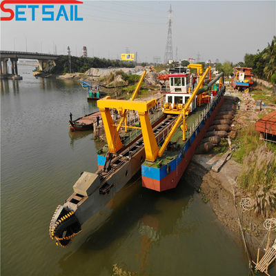 145kw Motore ausiliare Potenza motore diesel Cutter Suction Dredger con sistema idraulico
