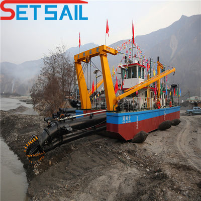 Tipo di motore Diesel Cater Rexroth Tagliatore idraulico Succion Dredger Peso totale 130 t