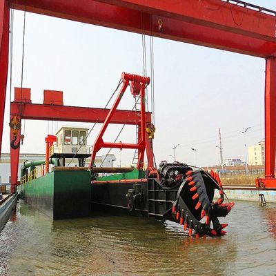 1500m3 flusso d'acqua 12 pollici taglio idraulico aspiratore dragaglio per attrezzature di dragaggio