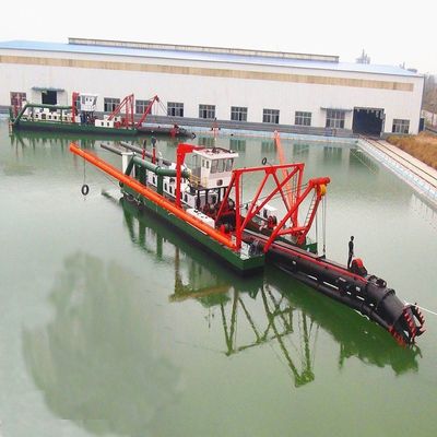 Tagliatore idraulico a motore diesel Scavatrice di fango fluviale con tubo di scarico di 250 mm di diametro