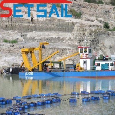 Cummins Engine Siemens PLC 3500m3 Cutter Suction Sand Dredger per il dragaggio su larga scala