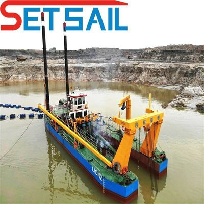 Cummins Engine Siemens PLC 3500m3 Cutter Suction Sand Dredger per il dragaggio su larga scala