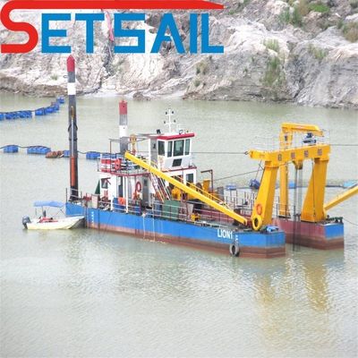 Cummins Engine Siemens PLC 3500m3 Cutter Suction Sand Dredger per il dragaggio su larga scala
