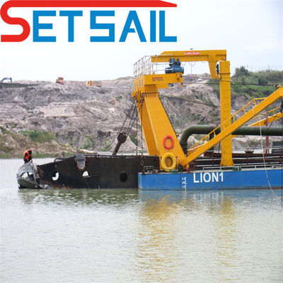 Cummins Engine Siemens PLC 3500m3 Cutter Suction Sand Dredger per il dragaggio su larga scala