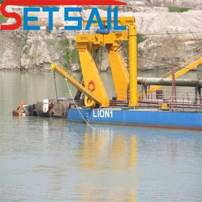Cummins Engine Siemens PLC 3500m3 Cutter Suction Sand Dredger per il dragaggio su larga scala