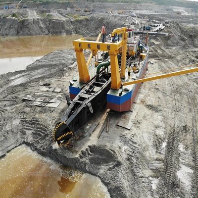 QH-1 Motore idraulico diesel pompa di sabbia attrezzature per il dragaggio del fango dei serbatoi
