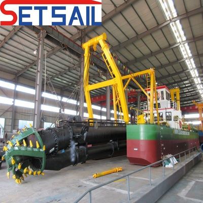 Dredger di sabbia ad aspirazione a motore diesel per esigenze personalizzate del cliente