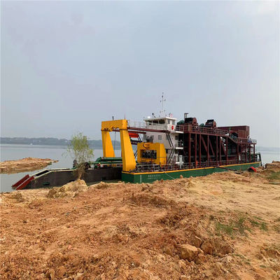 Pompa di scarico di Shijiazhuang utilizzata nel progetto di dragaggio della dragatrice di aspirazione a taglio di 39 metri