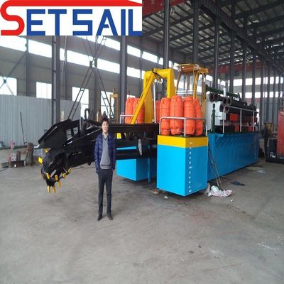 8 mm spessore della piastra laterale 16 pollici Cutter Suction Dredger con sistema idraulico Rexroth