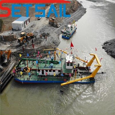 Apparecchiature per il dragaggio a aspirazione a motore diesel per profondità di dragaggio da 1 a 30 m