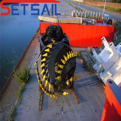 39-65m Testa pompa Siemens PLC Cutter Aspirazione attrezzatura di dragaggio per dragaggio in fiume