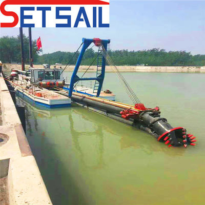 Dredger di sabbia a aspirazione da 16 pollici per fiumi e cumini ad alta potenza 582 kW personalizzato