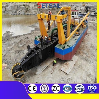Siemens PLC Cutter Head Cutter Suction Dredger con misuratore di flusso Tipo di potenza diesel
