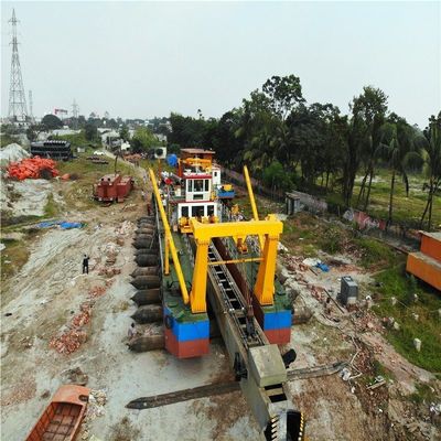 Dredger di sabbia per il fiume Shijiazhuang con Cummins 100kw-2000kw di potenza del motore ausiliario