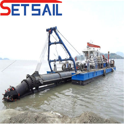 14 Inch Cutter Suction Lake Sand Dredger con motore Mornitoring e Cumins 447kw