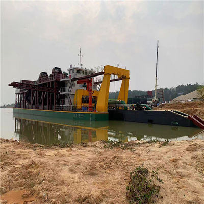 Dredger a aspirazione a taglio completo con stazione di potenziamento 250ND-800ND Dimensione della pompa e testa 39-65m