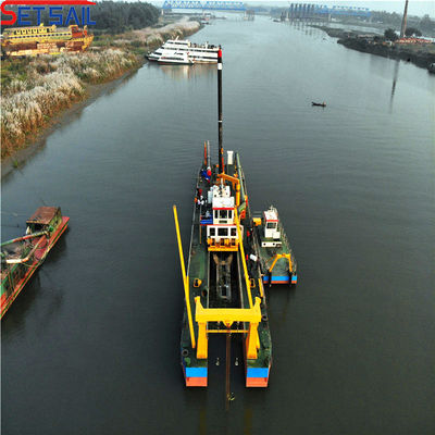 Dredger a aspirazione a 12 pollici con flusso d'acqua di 2000 m3 Servizio post-vendita a vita