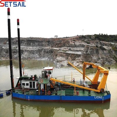 Dredger ad aspirazione da 12 pollici per l'estrazione di sabbia fluviale