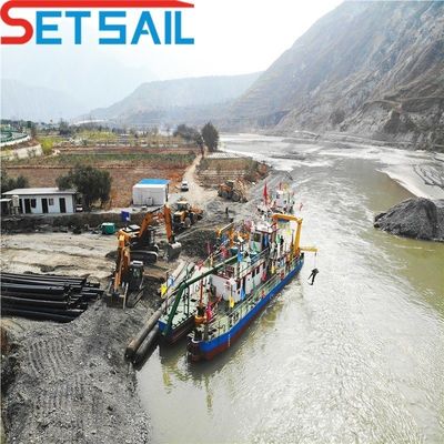 Siemens PLC Controlled Cutter Suction Sand Dredging Equipment per profondità di dragaggio 1-30m
