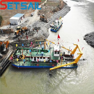 Siemens PLC Controlled Cutter Suction Sand Dredging Equipment per profondità di dragaggio 1-30m