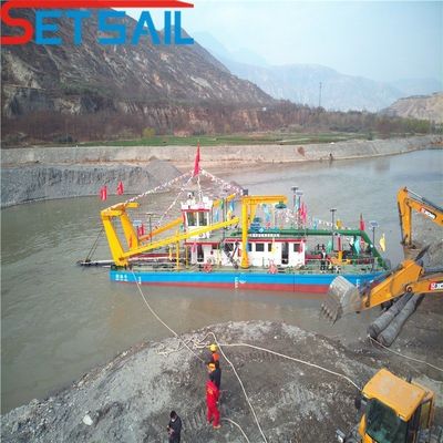 Siemens PLC Controlled Cutter Suction Sand Dredging Equipment per profondità di dragaggio 1-30m