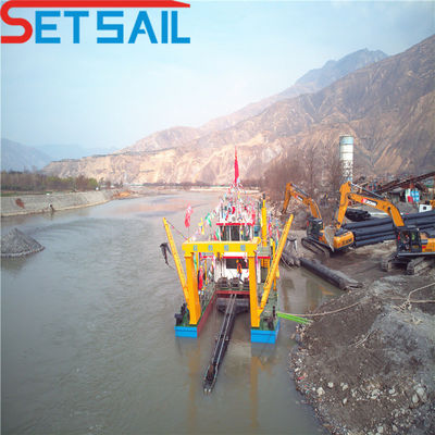 Siemens PLC Controlled Cutter Suction Sand Dredging Equipment per profondità di dragaggio 1-30m