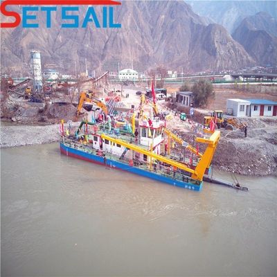 Siemens PLC Controlled Cutter Suction Sand Dredging Equipment per profondità di dragaggio 1-30m