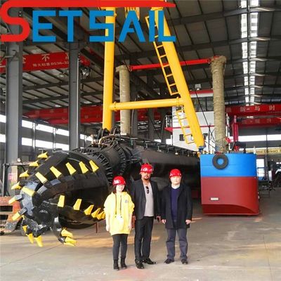 Equipaggiamento per il dragaggio fluviale Tagliabagno ad aspirazione con verricello idraulico Tipo ciclone