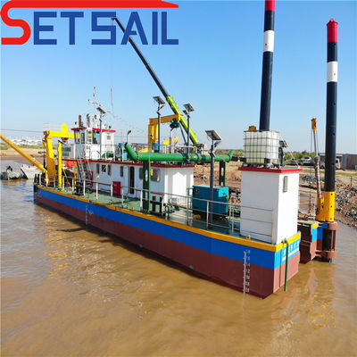 Dredger di aspirazione da 10 pollici per motore diesel a sabbia fluviale e pompa idraulica inclusa