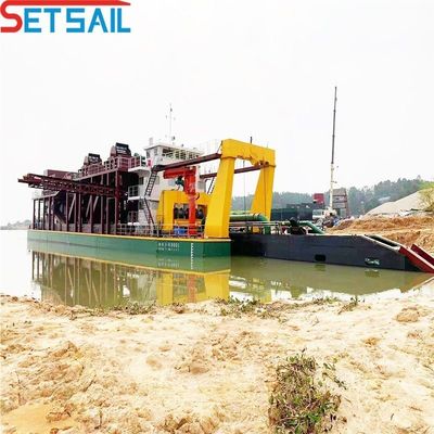 Dredger di aspirazione a taglio personalizzato con soluzione di dragaggio a testa di taglio a controllo idraulico